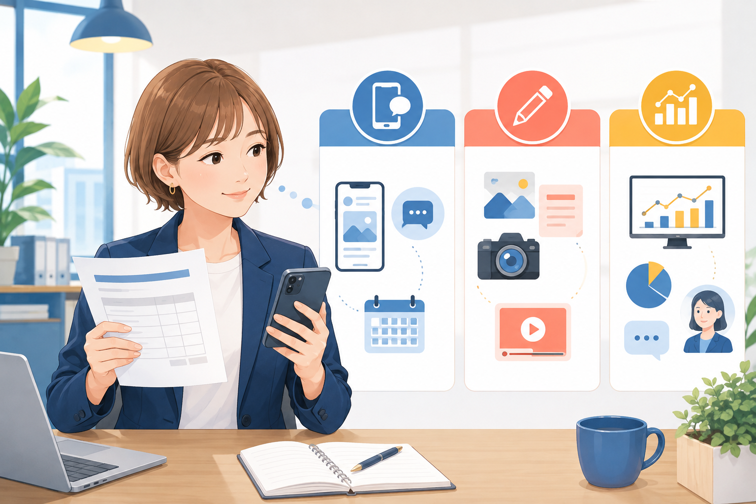 SNS運用代行の料金と依頼できる作業範囲を比較するWeb担当者